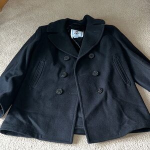 Sterlingwear anchor collection wool pea coat